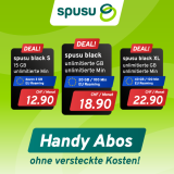 spusu Black Friday – Übersicht der besten Handy Abos für alle Bedürfnisse (keine Mindestdauer, lebenslange Preise)