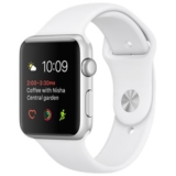 Apple Watch Series 1, 42mm Aluminiumgehäuse, Silber mit Sportarmband