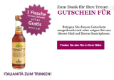 Gratis Flasche Lurisia Chinotto bei Rio