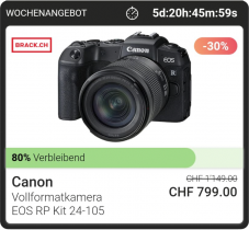 Canon EOS RP Kit mit RF 24-105 4-7.1 Objektiv