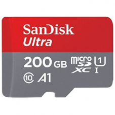 SanDisk Ultra 200GB microSDXC Speicherkarte mit Adapter bei Amazon