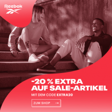 Reebok: 20% auf reduzierte Artikel (nur heute)