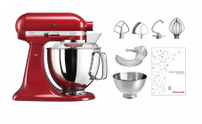 Nettoshop – KitchenAid Artisan KSM200 Küchenmaschine Swiss Edition rot