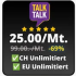 TalkTalk All In alles unbegrenzt CH und Ausland + Cashback