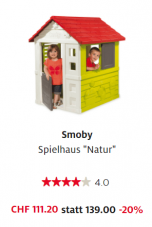 Viele Smoby Grossspielwaren zum Bestpreis bei Manor