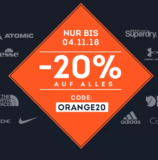 20% auf das ganze Sortiment bei SportScheck