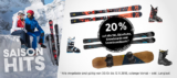 20% auf alle Ski, Skischuhe, Snowboards und Snowboardboots bei SportXX