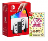 NINTENDO Switch OLED-Modell Weiss 64 GB (Big Brain Academy, FR, IT, DE) bei interdiscount nur Heute