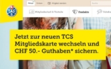 TCS Mastercard (für Mitglieder) mit 50 CHF Startguthaben