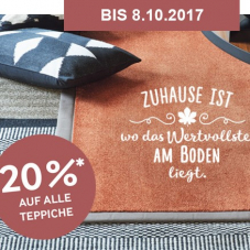 20% auf alle Teppiche bei Pfister, z.B. Teppich Afghan Kelim für CHF 919.20 statt CHF 1149.-