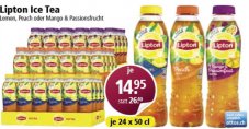 Lipton Ice Tea 24x50cl oder Pepsi 24x 33cl Dosen