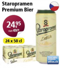 Staropramen Bier 4 x 6 x 50 cl Dosen