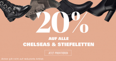 20% auf Chelseas und Stiefeletten bei Ochsner Shoes