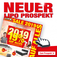 19% auf alles bei LIPO & gratis Cüpli am Samstag