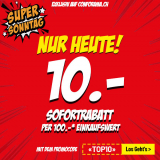 Conforama: 10.- per 100.- Einkauf