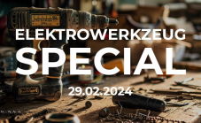 Handwerker Special bei DayDeal – Deals zu 12 Elektrowerkzeugen für die Werkstatt und den Garten