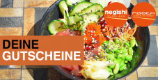 CHF 50.- Delivery und CHF 20.- Take Away Gutscheine für Negishi und Nooch bis 23.09