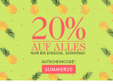 20% Rabatt auf alles bei Impressionen Versand