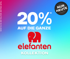 Dosenbach: 20% Rabatt auf die ganze Elefanten Kollektion (Kinderschuhe)