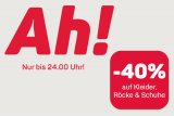 Nur heute – Ackermann Gutschein für 40% Rabatt auf Kleider, Röcke & Schuhe