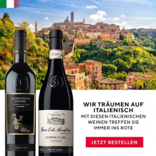 Italienische Weine in Aktion bei Schuler Weine, z.B. Rotwein Tinazzi Valpolicella Ripasso DOC Superiore 2019