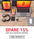 15% auf alles von Satechi bei Apfelkiste