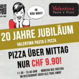 Pizza über Mittag für CHF 9.90 bei Valentina [Lokal Regensdorf]