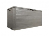 Jumbo – TOOMAX Kissenbox WOODYS – Grösse: 117 x 45 x 56 cm, Volumen: 280 l, Grau – (Abholpreis)