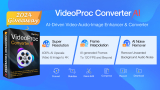 GRATIS: VideoProc Converter AI 6.8 (Vollversion) – Video/Audio Konverter / Downloader mit KI-Funktionen