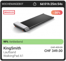 Laufband WalkingPad von Kingsmith