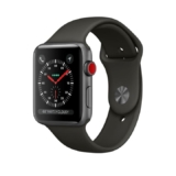 APPLE Watch Series 3 GPS + Cellular, 38mm Aluminiumgehäuse, Space Grau mit Sportarmband, Grau bei melectronics