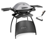 Weber Q 2200 Stand Granite Grey Grill inkl. Grillbürste zum Bestpreis bei nettoshop