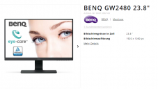 BENQ GW2480 23.8″ bei microspot